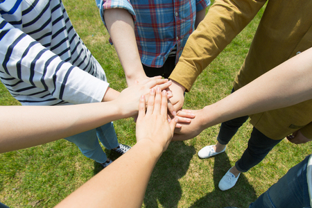 Group Harmony Concept Photo - Teamwork and Friendship Togetherness Happiness Concept.