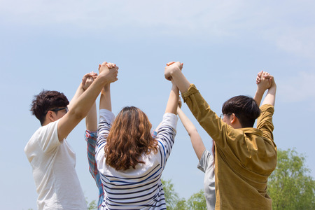 Group Harmony Concept Photo - Teamwork and Friendship Togetherness Happiness Concept. 163