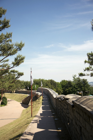 The historical cultural heritage,  Suwon Hwaseong in Korea. 177のeditorial素材