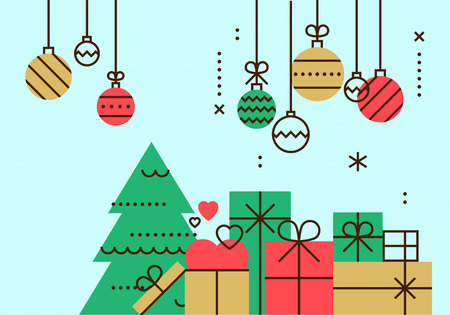 Vector - Christmas background for design card, banner,ticket, leaflet and so on. 010のイラスト素材