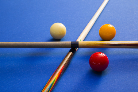 RF photo - object of billiards, cue, billiards balls 134の写真素材