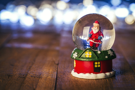 Stock photo of objects for Christmas. Christmas gift box, frame and lights and so on.の写真素材