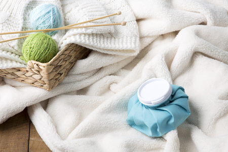 Objects photo for winther season. sweater, tangerine, hot tea or coffee and so on. 139の写真素材