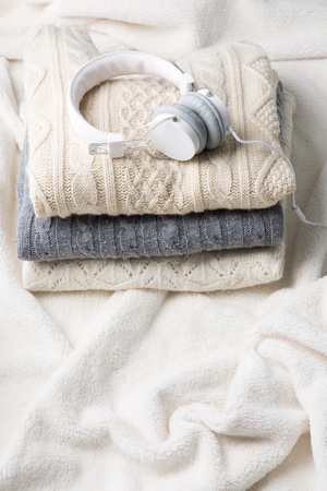 Objects photo for winther season. sweater, tangerine, hot tea or coffee and so on. 149