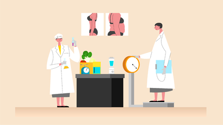 Vector - flat design style concepts for research and development group vector illustration 021のイラスト素材