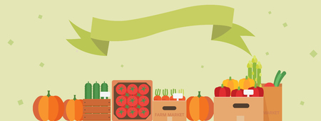 Vector - flat design style, anniversary or banner design illustration. 013のイラスト素材