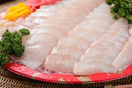 Flatfish sashimi