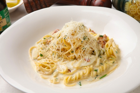 Spaghetti alla Carbonaraのeditorial素材