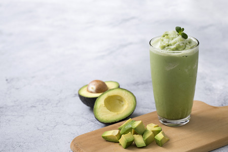 Stock Photo - fresh, ripe avocado, the healthiest fruits. making salad, smoothie, oil by avocado. Perfect food for the diet. 063の写真素材