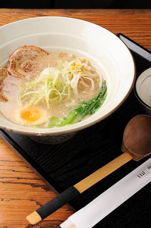 Donkotsu Ramen based upon pork bonesの写真素材