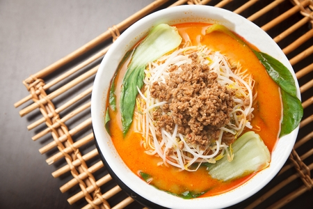 Sichuan noodles (tantan noodles)の写真素材