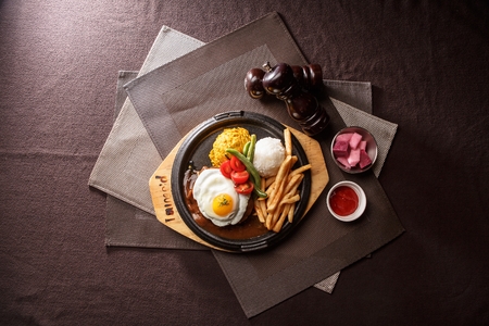 Hamburger steakのeditorial素材