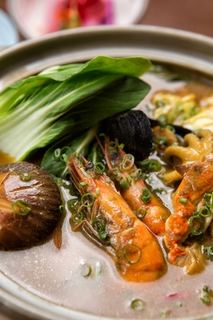 Seafood curry naveの写真素材