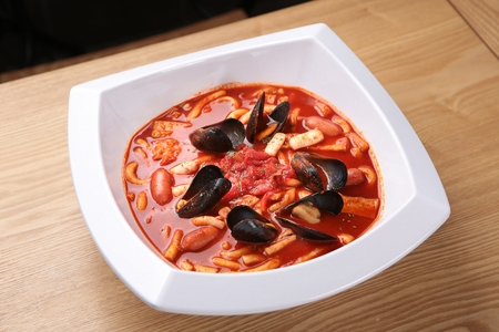 Korean cuisine Tteokbokki, tomato rice cakes