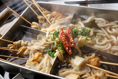 Korean boiled fish cakesの写真素材