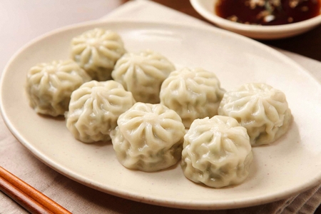 Meat dumplings, Korean street food