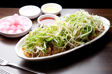 Korean-style Boneless chickenの写真素材