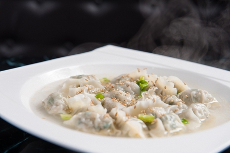 Boiled dumplingsの写真素材