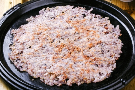 Korean Chicken cooked with scorched riceのeditorial素材