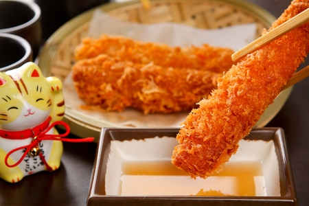 Fried shrimpの写真素材