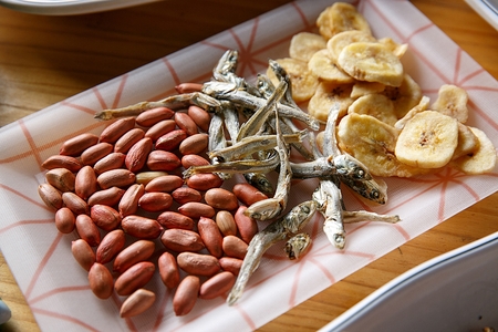 Various dry snacks