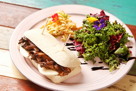 Italian-style long bread, Ciabattaの写真素材