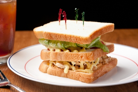 Club sandwichの写真素材