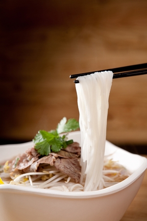 Vietnamese beef rice noodles