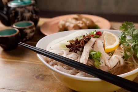 Vietnamese beef rice noodles