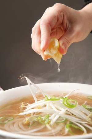 Vietnamese beef rice noodles