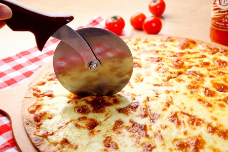 cheese pizzaのeditorial素材