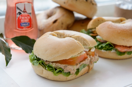 bagel sandwichのeditorial素材