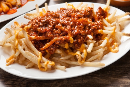 potato fries with cheese