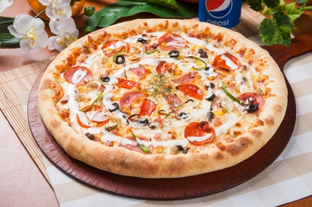 Combination pizzaのeditorial素材