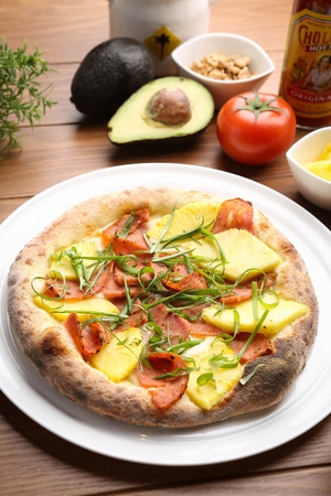 hawaiian pizzaのeditorial素材