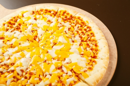 cheese pizzaの写真素材