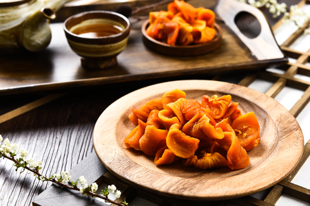 Dried Persimmons (Gammallengi)の写真素材