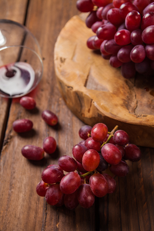 Wine and grapesの写真素材