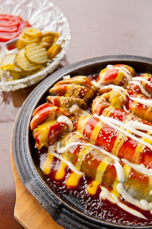 Assorted Sausagesの写真素材