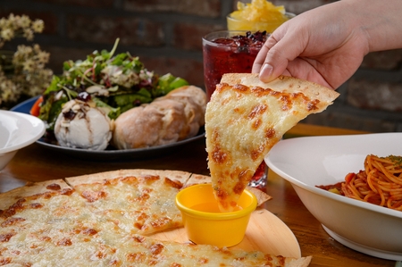 Gorgonzola pizza