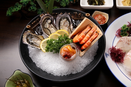 Assorted seafoodの写真素材