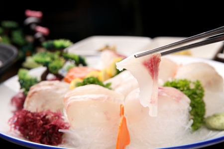 Assorted sashimiの写真素材