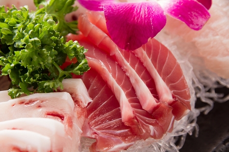 Tuna sashimiの写真素材