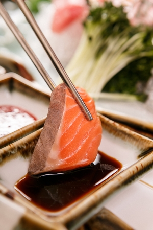 Tuna sashimiの写真素材