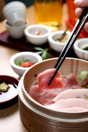 Tuna sashimiの写真素材