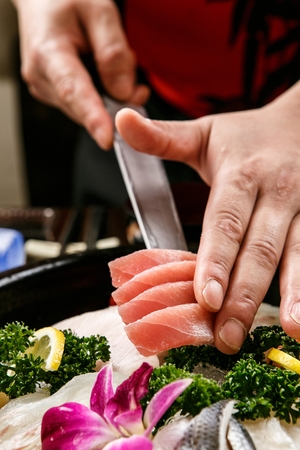 Tuna sashimiの写真素材