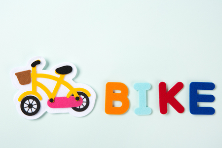 Education objects. study for childrens. numbers, words of Korean, words of English, bricks 089の写真素材