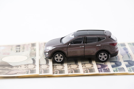 the economy related to car in miniature world 077の写真素材