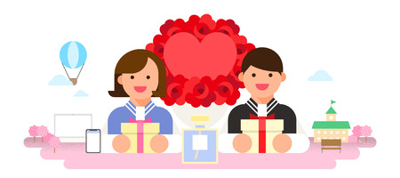Vector - Korea's National Memorial Days. the anniversary of Korean memorial holidays such as Children's Day, Independence Day, Buddha's birthday and so on. 011のイラスト素材
