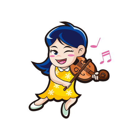 Vector - music and physical education vector cartoon Illustration 012のイラスト素材